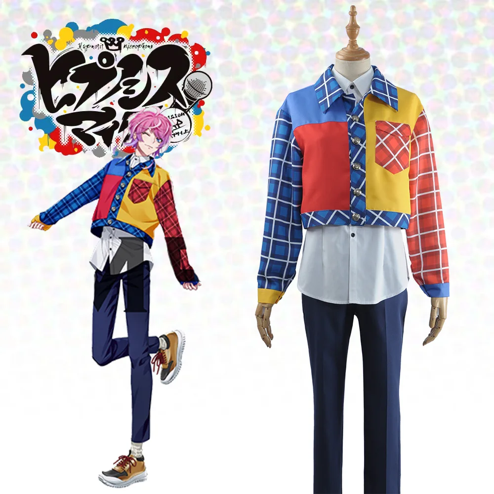 Division Rap Battle Hypnosis Mic Fling Posse Amemura Ramuda Cosplay Costume Multi-Coloured Short Casual Coat Outfit Halloween
Division Rap Battle Hypnosis Mic Fling Posse Amemura Ramuda Cosplay Costume Multi-Coloured Short Casual Coat Outfit Halloween