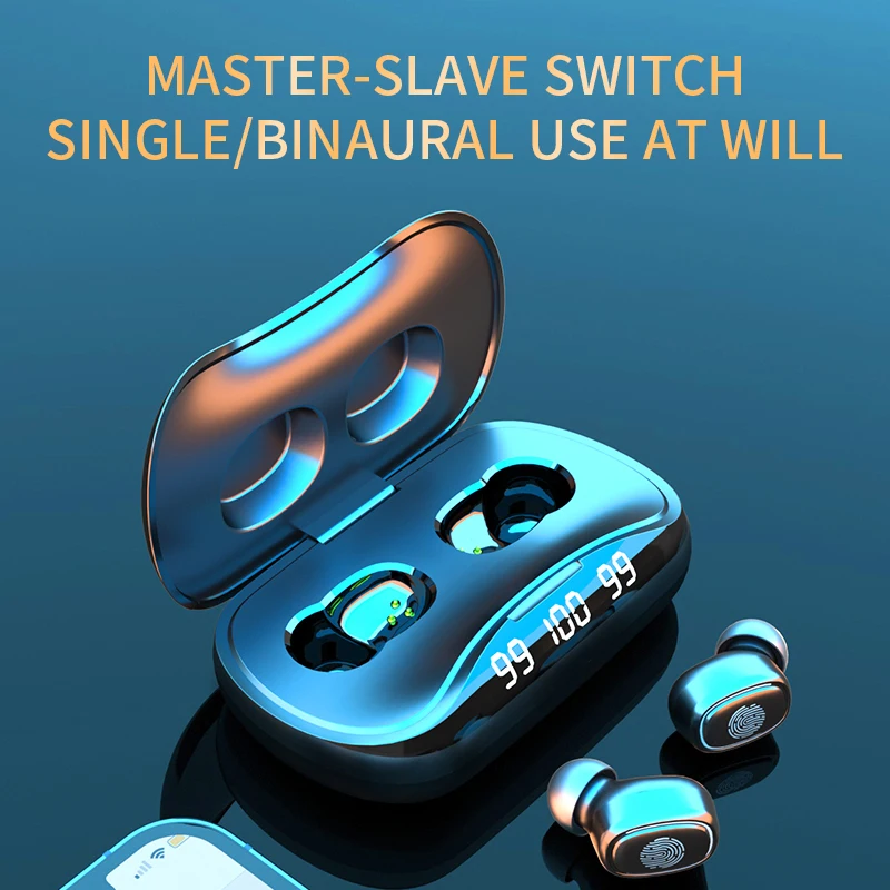 TWS Wireless Headphones Touch Earphones Sport Earbud Headset Bluetooth-compatible Mic Waterproof Headphones For All Smartphones
TWS Wireless Headphones Touch Earphones Sport Earbud Headset Bluetooth-compatible Mic Waterproof Headphones For All Smartphones