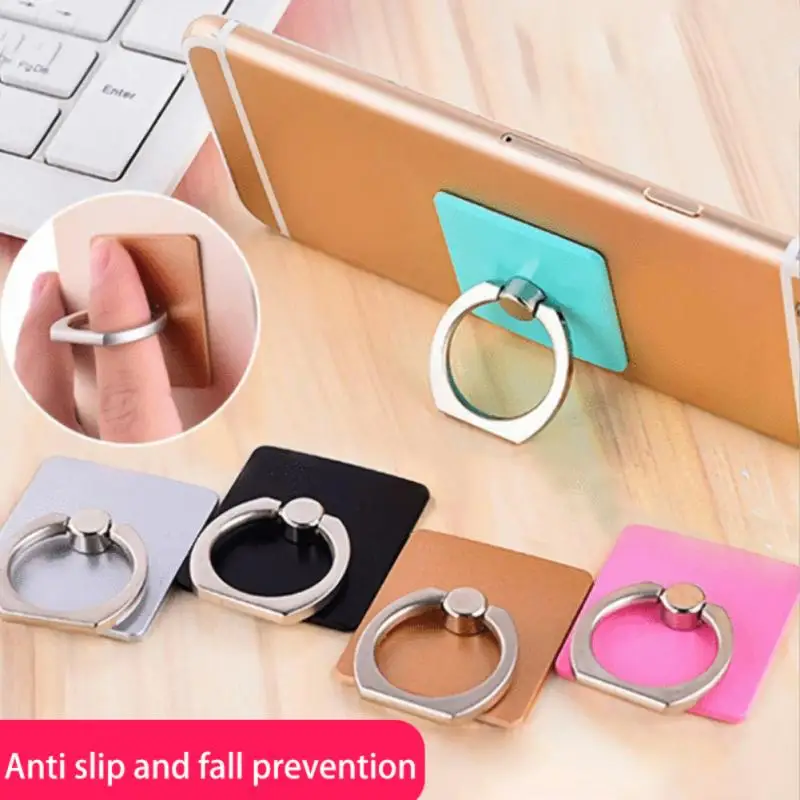 

360 Degree Rotation Finger Ring Mobile Phone Smartphone Stand Holder For IPhone Huawei Samsung Phone Ring Holder Car Mount Stand