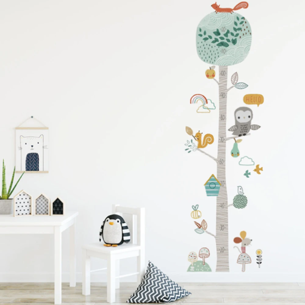 DIY Forest Animal Trees Height Wall Sticker Decor Children Height Measure Mural Decals Nursery Creative Wallpaper
DIY Forest Animal Trees Height Wall Sticker Decor Children Height Measure Mural Decals Nursery Creative Wallpaper