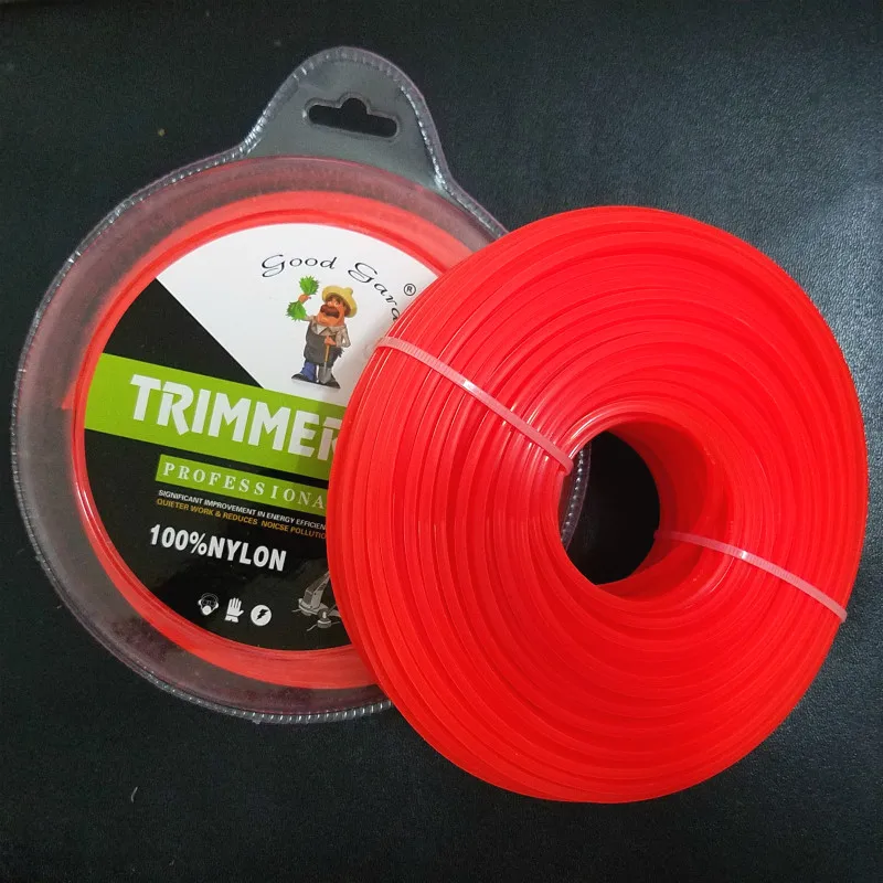 2 4 мм/3 мм 1LB скашивания нейлоновая веревка Strimmer кусторез Триммер длинный круглый