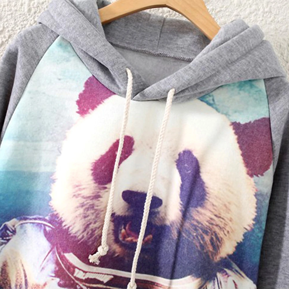 New Womens Casual Punk Print Panda Occident Hoodies Coat Zipper Hooded Pullover
New Womens Casual Punk Print Panda Occident Hoodies Coat Zipper Hooded Pullover