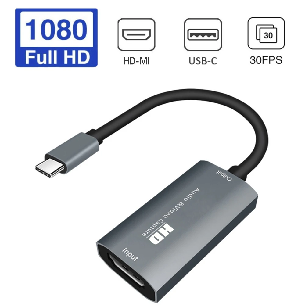 HD-MI to USB-C Video Capture Card HD 1080P Type C to HD-MI Video Capture Board Game Record Live Streaming Broadcast
HD-MI to USB-C Video Capture Card HD 1080P Type C to HD-MI Video Capture Board Game Record Live Streaming Broadcast