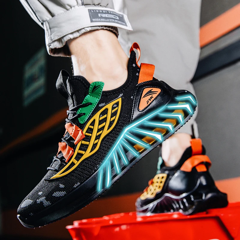 Men's Fashion Blade Sports Shoes Men's Breathable Mesh Casual Shoes Tennis Shoes Street Adult Lightweight Lace-up Running Shoes
Men's Fashion Blade Sports Shoes Men's Breathable Mesh Casual Shoes Tennis Shoes Street Adult Lightweight Lace-up Running Shoes