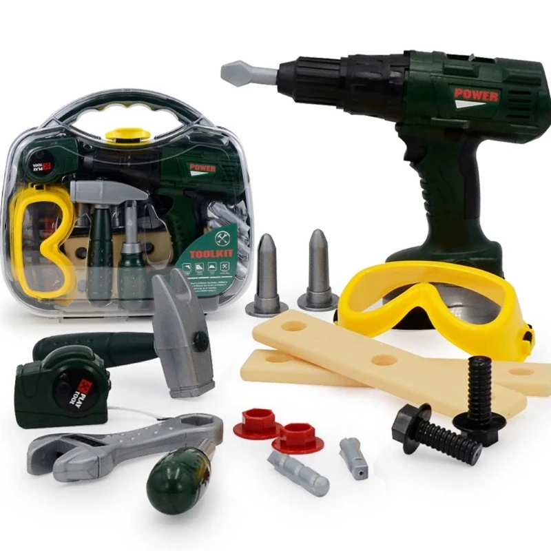 Children Toolbox Kit Simulation DIY Repair Tool Set Boys Play House Interactive Game Enlightenment Engineering Toy
Children Toolbox Kit Simulation DIY Repair Tool Set Boys Play House Interactive Game Enlightenment Engineering Toy
