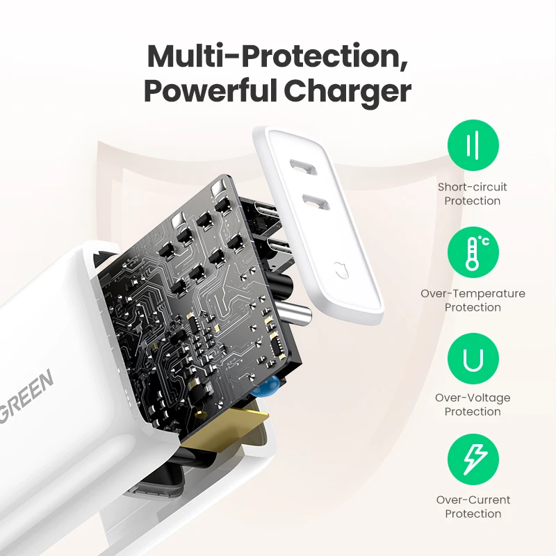 Ugreen 36W PD Charger Quick Charge 4.0 3.0 PD USB Charger for iPhone 12 Pro Max 11 Macbook iPad USB Type C Charger for Huawei
Ugreen 36W PD Charger Quick Charge 4.0 3.0 PD USB Charger for iPhone 12 Pro Max 11 Macbook iPad USB Type C Charger for Huawei