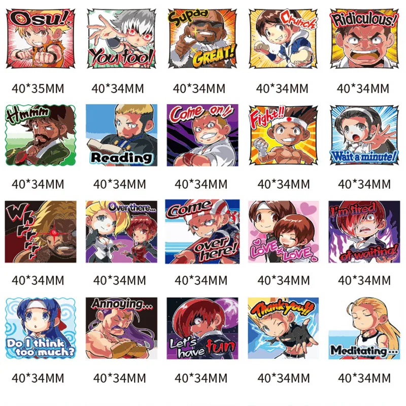 50 pcs King of Fighters 97 Graffiti Waterproof Skateboard Travel Suitcase Phone Laptop Luggage Stickers Cute Kids Girl Toys
50 pcs King of Fighters 97 Graffiti Waterproof Skateboard Travel Suitcase Phone Laptop Luggage Stickers Cute Kids Girl Toys