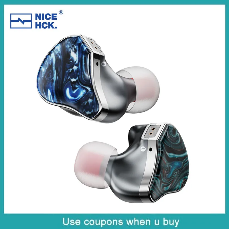 NiceHCK Topguy флагманские резиновые Аудиофильные наушники 10 мм динамические HiFi