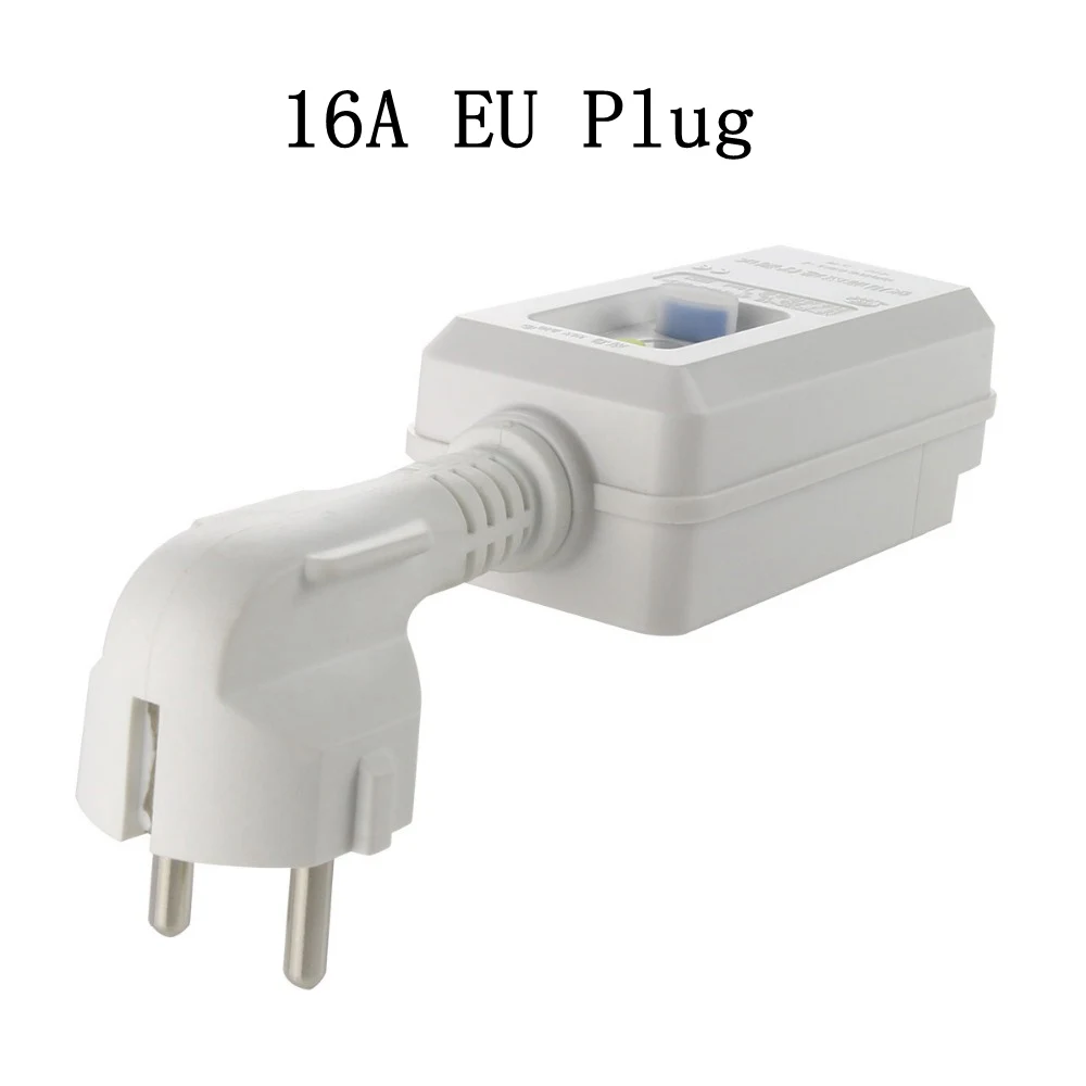 16A 220V 240V EU Plug GFCI Leakage Protection Safety RCD Socket Adaptor Home Circuit Breaker Cutout Powers Switch
16A 220V 240V EU Plug GFCI Leakage Protection Safety RCD Socket Adaptor Home Circuit Breaker Cutout Powers Switch