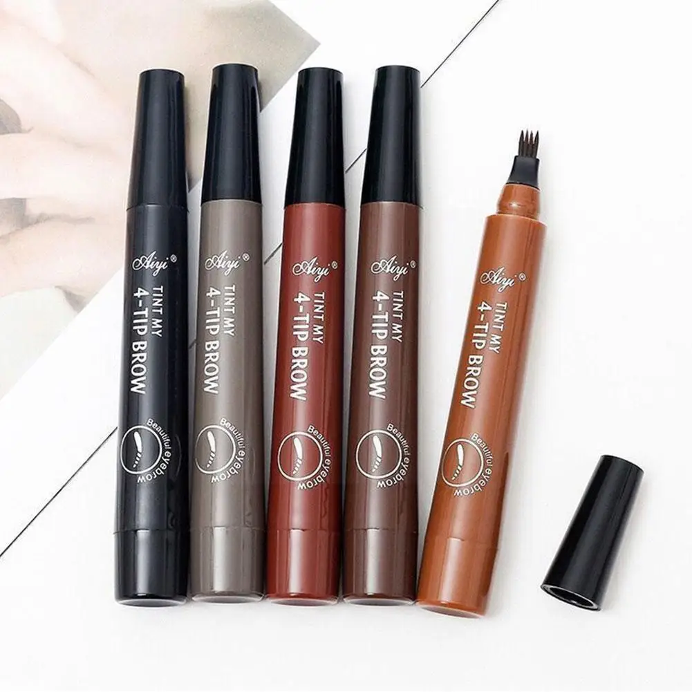 Four-pronged Long-lasting Water Eyebrow Pencil Without Makeup Natural Four-pronged Pencil Enhance Eyebrow Makeup D0L4
Four-pronged Long-lasting Water Eyebrow Pencil Without Makeup Natural Four-pronged Pencil Enhance Eyebrow Makeup D0L4