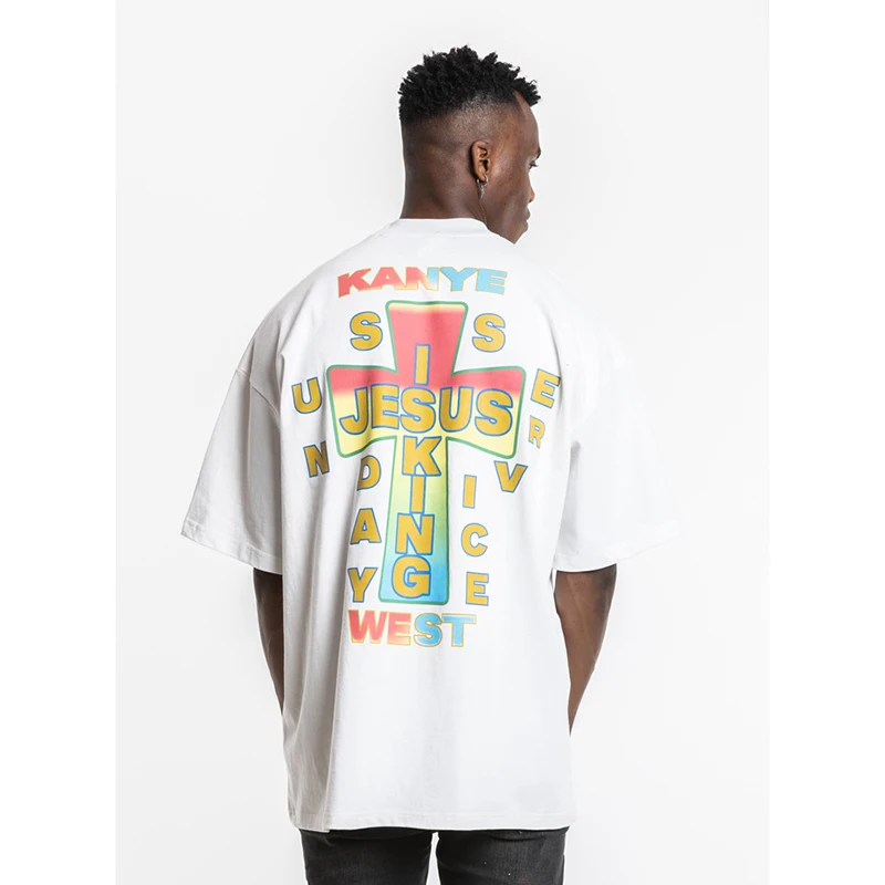 Kanye West Jesus Is King Hip Hop Summer Tshirts Men and Women Short Sleeve Oversize T Shirt Loose Casual White O-Neck Tees
Kanye West Jesus Is King Hip Hop Summer Tshirts Men and Women Short Sleeve Oversize T Shirt Loose Casual White O-Neck Tees