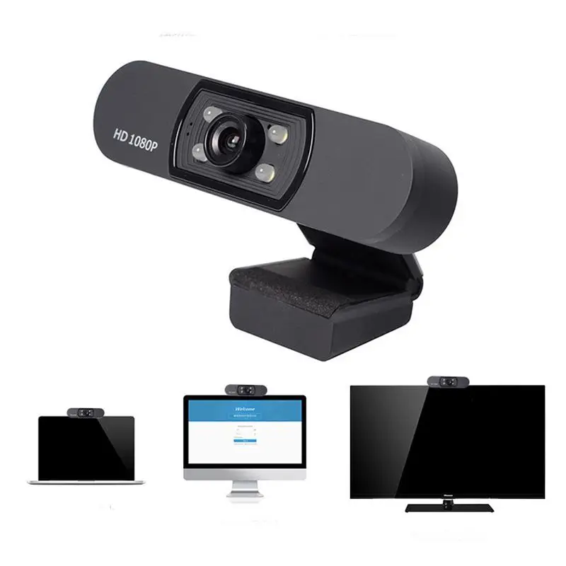 Webcam 1080P HDWeb Camera with Built-in HD Microphone USB Plug for PC Computer Laptop Desktop Widescreen Video Webcamera
Webcam 1080P HDWeb Camera with Built-in HD Microphone USB Plug for PC Computer Laptop Desktop Widescreen Video Webcamera