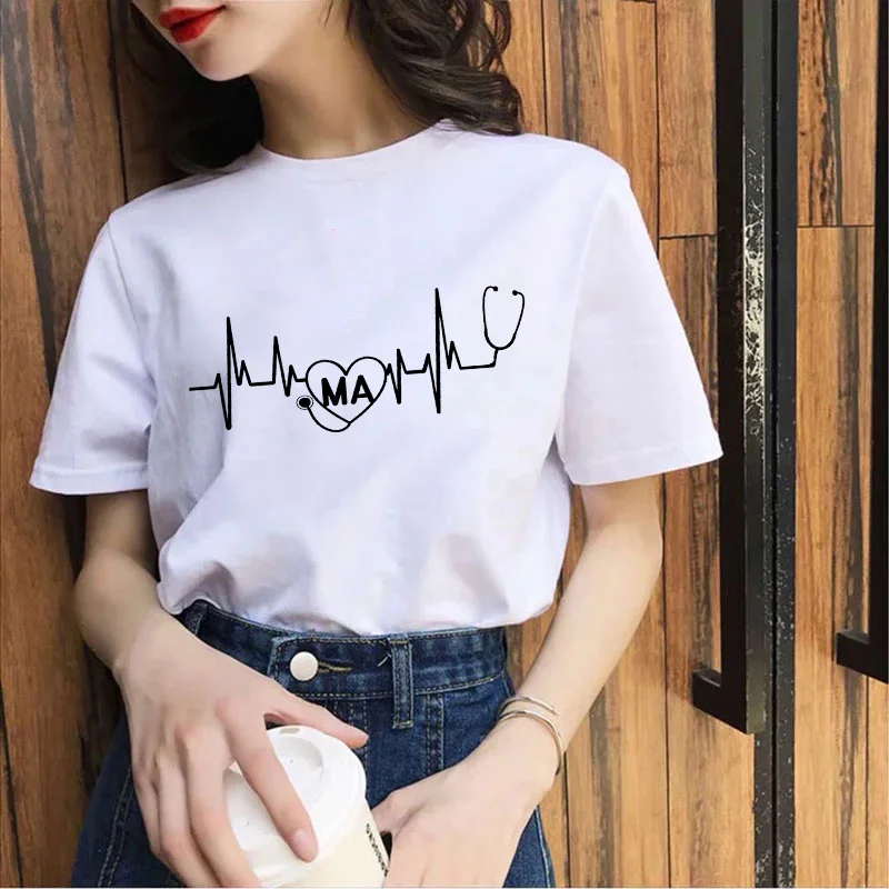 New for 2021 Summer Fashion T-shirt Women Print T shirt Cool Short Sleeve Female Tee Tops High Quality Printing Clothes
New for 2021 Summer Fashion T-shirt Women Print T shirt Cool Short Sleeve Female Tee Tops High Quality Printing Clothes