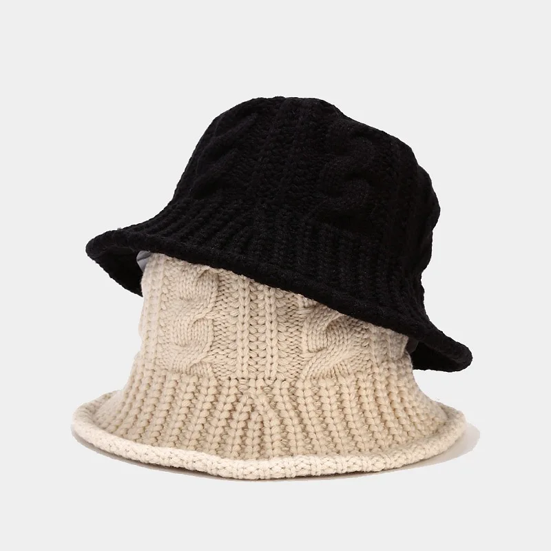 Knitting Bucket Hat Women Autumn Winter Handwork Fisherman Hat Woolen Fishing Cap Girl Casual Basin Hat Streetwear Folding Caps
Knitting Bucket Hat Women Autumn Winter Handwork Fisherman Hat Woolen Fishing Cap Girl Casual Basin Hat Streetwear Folding Caps