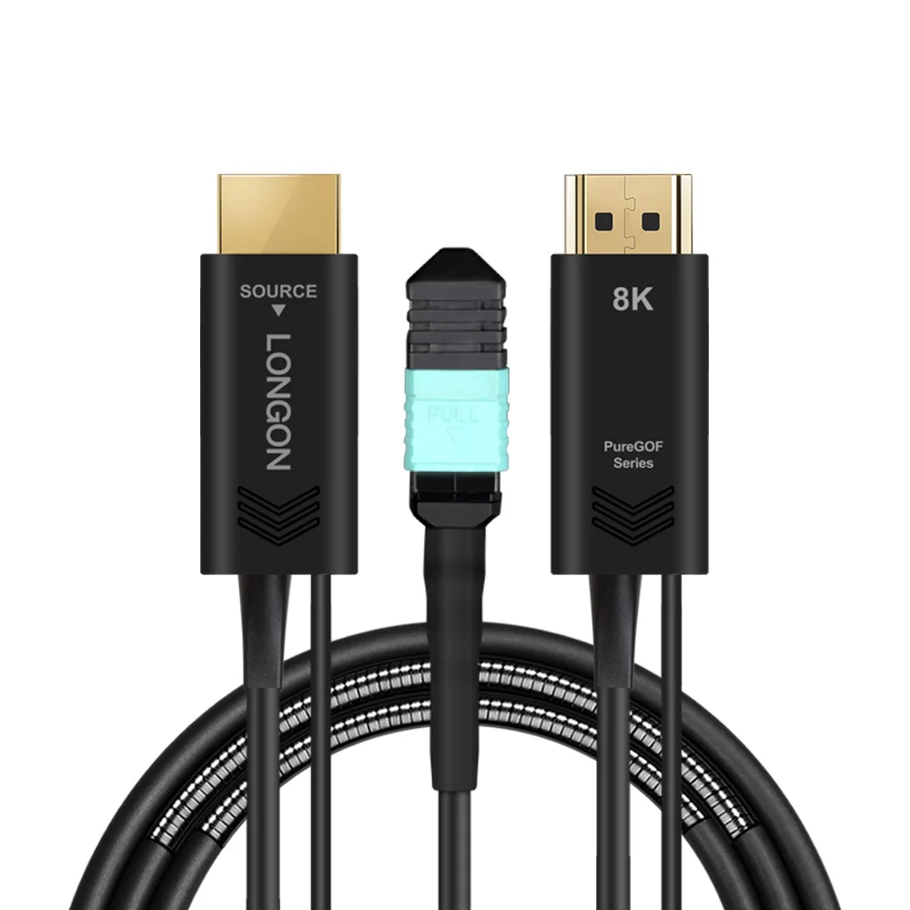 Кабель LONGON из чистого оптического волокна HDMI2.1 с поддержкой 8K 60 Гц 4K 120 для PS5 RTX3080 VR