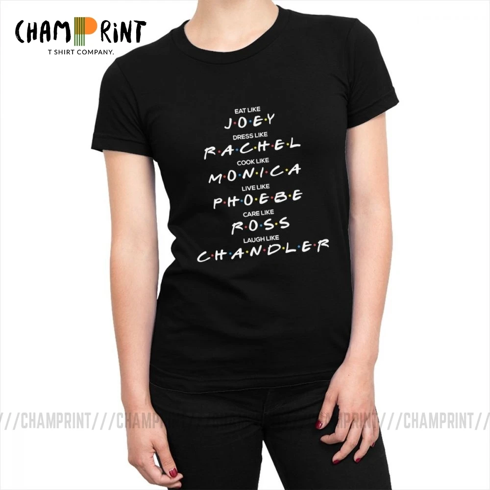 Футболка женская летняя хлопчатобумажная с принтом «Be Like Friends»
Футболка женская летняя хлопчатобумажная с принтом «Be Like Friends»