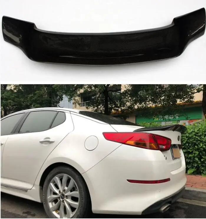 High Quality CARBON FIBER & ABS REAR WING TRUNK LIP SPOILER FOR Kia K5 Optima 2014 2015 R style BY EMS
High Quality CARBON FIBER & ABS REAR WING TRUNK LIP SPOILER FOR Kia K5 Optima 2014 2015 R style BY EMS