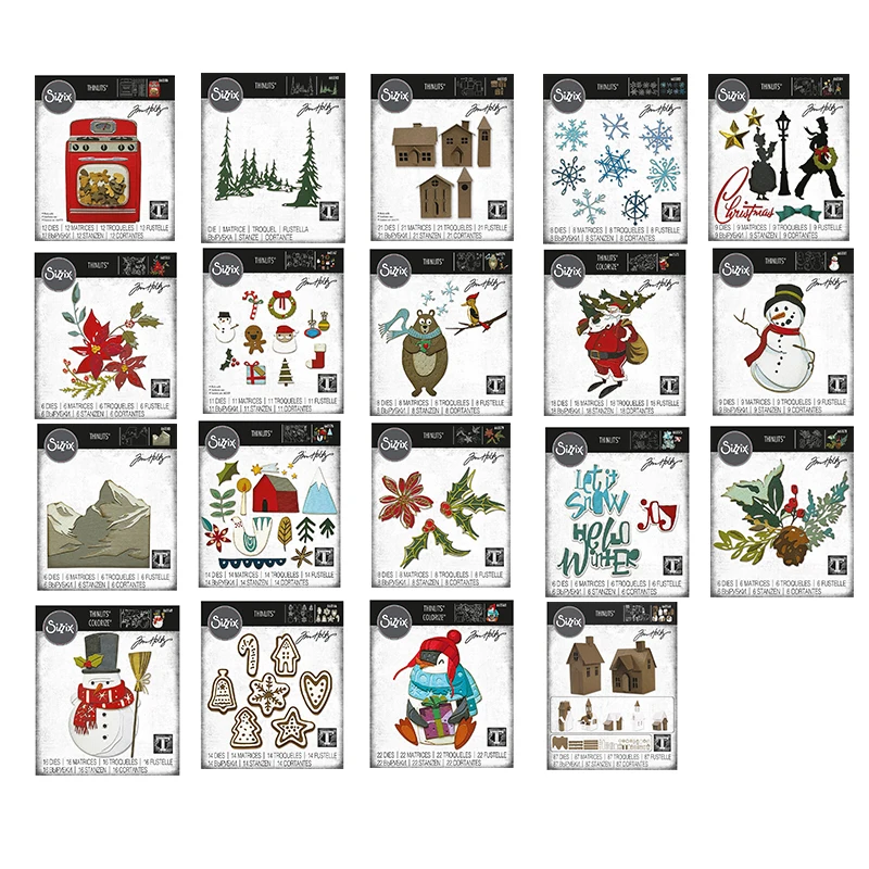 2021 New 3D Christmas Series Snowflakes Woodland Santa Festive Metal Cutting Dies Scrapbooking Decor Embossed Template Diy Card
2021 New 3D Christmas Series Snowflakes Woodland Santa Festive Metal Cutting Dies Scrapbooking Decor Embossed Template Diy Card
