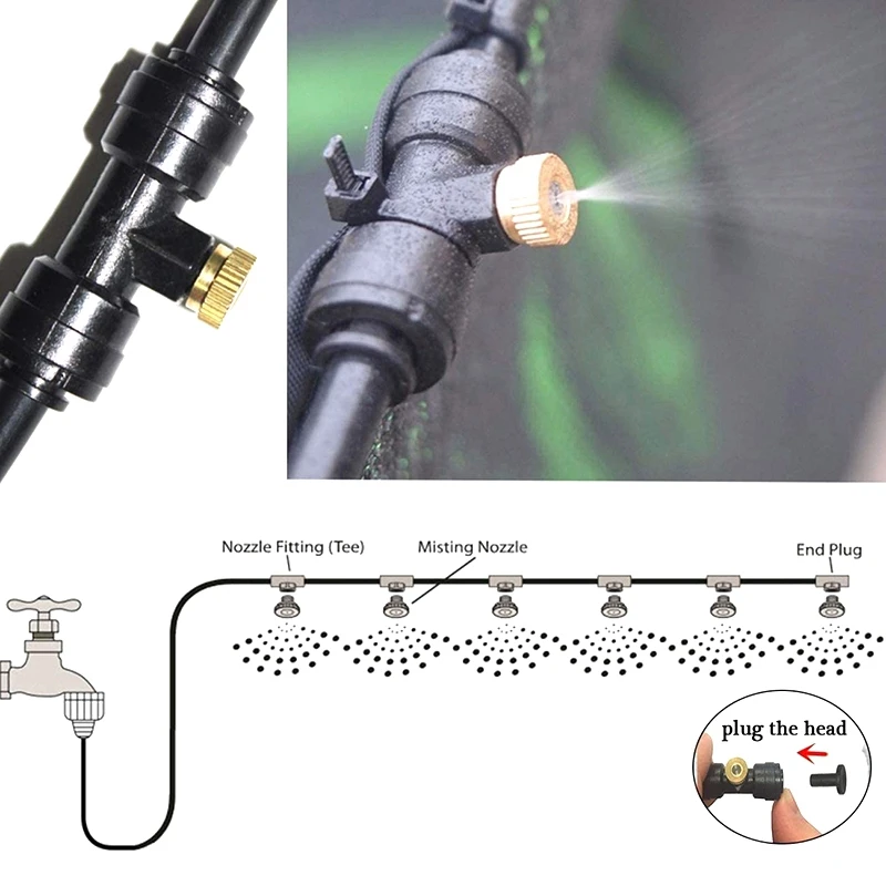 63Pcs Brass Mister Nozzles 0.m Fog Nozzles for Patio Misting System Outdoor Cooling System Garden Water Mister
63Pcs Brass Mister Nozzles 0.m Fog Nozzles for Patio Misting System Outdoor Cooling System Garden Water Mister