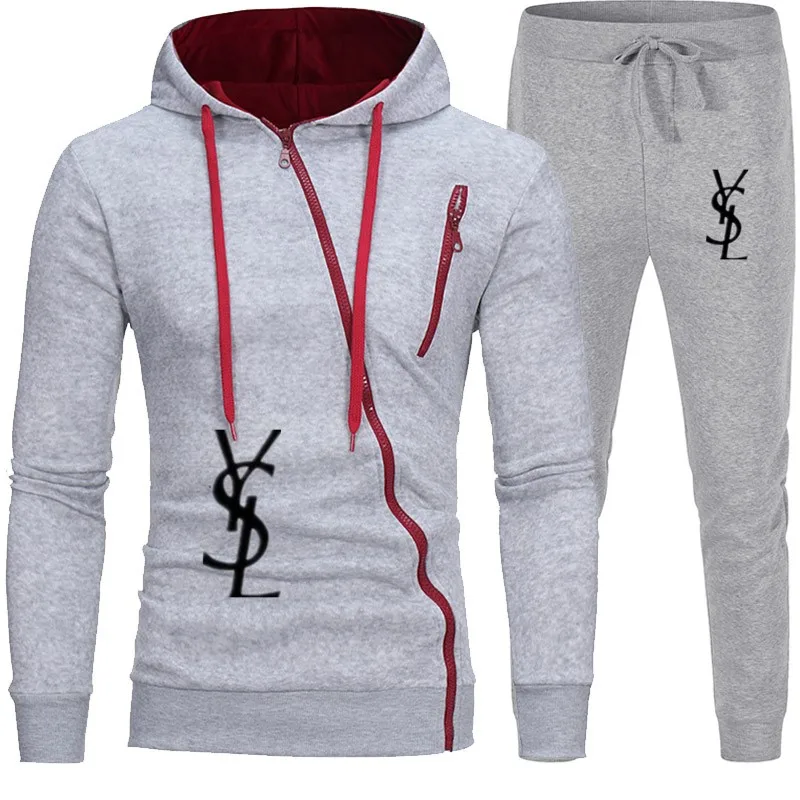 New Spring And Autumn Men's Casual Zipper Shirt Sportswear Two-Piece Suit Men's Sports Suit + Sportswear Men's Sportswear Hooded
New Spring And Autumn Men's Casual Zipper Shirt Sportswear Two-Piece Suit Men's Sports Suit + Sportswear Men's Sportswear Hooded