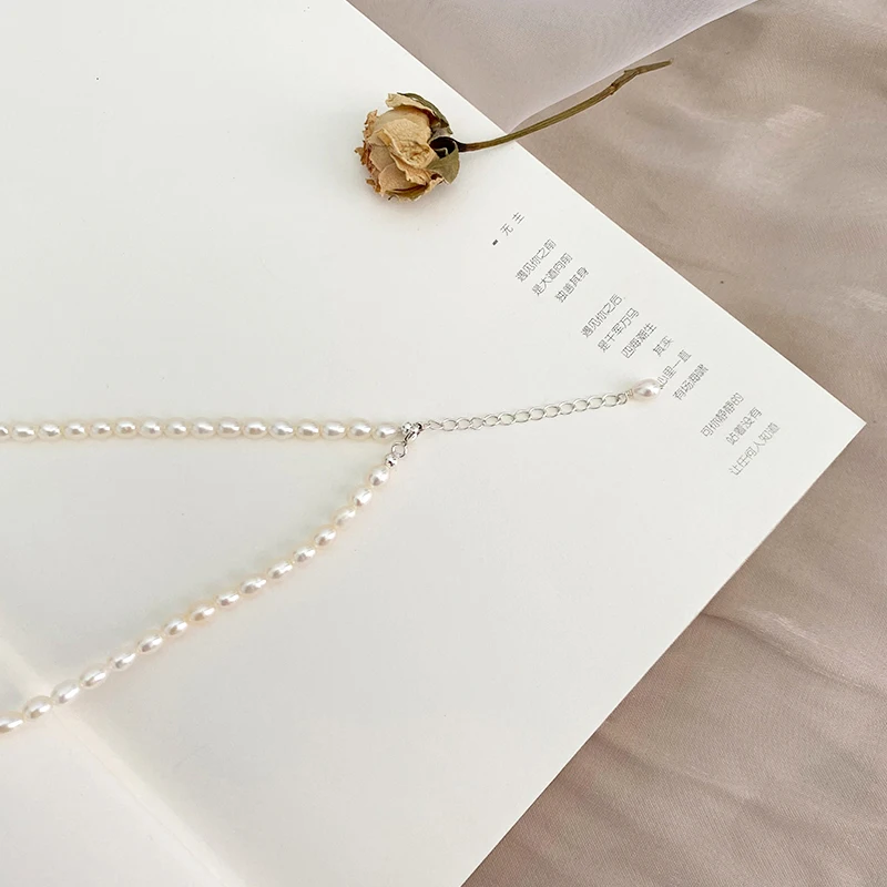 ASHIQI Natural Freshwater Pearls Necklace 925 Sterling Silver Chain Strawberry Pendant Fashion Jewelry for Women
ASHIQI Natural Freshwater Pearls Necklace 925 Sterling Silver Chain Strawberry Pendant Fashion Jewelry for Women