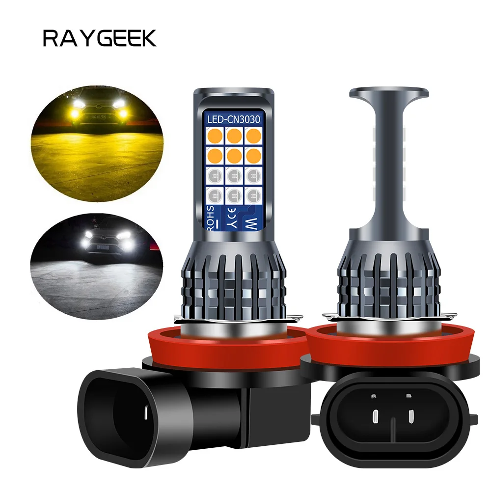 2Pcs Dual colors H8 H11 H16 LED Bulbs 9005 9006 Auto Anti FogLamps Led Driving Running Headlight H3 H4 H7 Car LED Fog Light
2Pcs Dual colors H8 H11 H16 LED Bulbs 9005 9006 Auto Anti FogLamps Led Driving Running Headlight H3 H4 H7 Car LED Fog Light