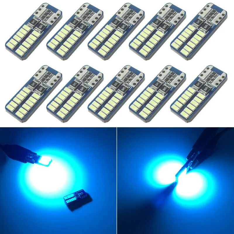100% Фирменная Новинка 10x Ice Blue 168 194 2825 W5W 24-SMD светодиодный лампы для салона автомобиля внешние огни
100% Фирменная Новинка 10x Ice Blue 168 194 2825 W5W 24-SMD светодиодный лампы для салона автомобиля внешние огни