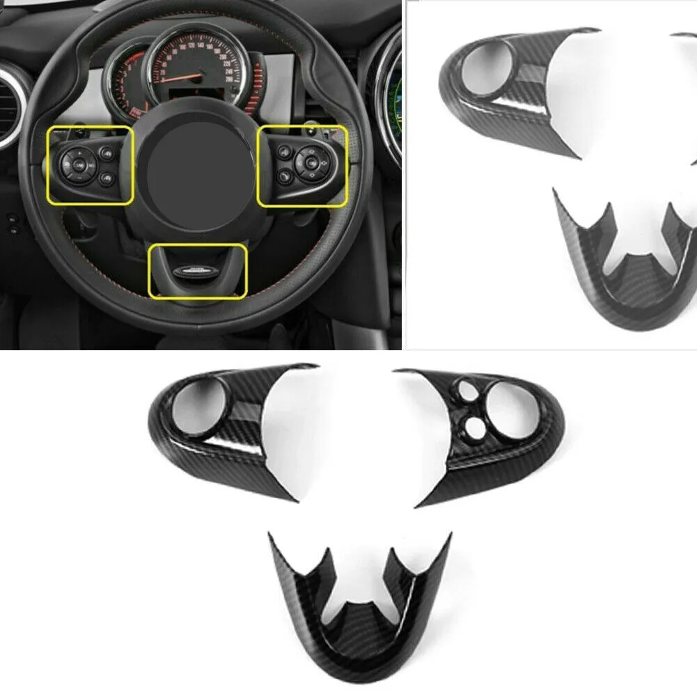 Steering Wheel Decor Frame Cover Trim For BMW MINI Cooper F55 F56 Carbon Fiber Steering Wheel Decoration
Steering Wheel Decor Frame Cover Trim For BMW MINI Cooper F55 F56 Carbon Fiber Steering Wheel Decoration
