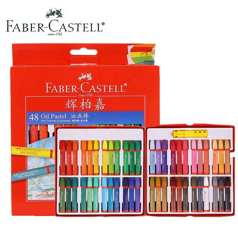 24/36/48 color set Faber-Castell oil painting stick children graffiti brush not dirty hands washable color crayons
24/36/48 color set Faber-Castell oil painting stick children graffiti brush not dirty hands washable color crayons