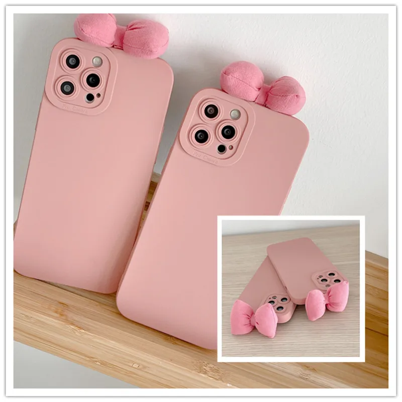 Cute 3D Bow Knot Pink Matte Anti-fall Protective Cover Soft Shell Phone Cases For iPhone 13 12 11 Pro Max XSMAX XR XS X 8 7 Plus
Cute 3D Bow Knot Pink Matte Anti-fall Protective Cover Soft Shell Phone Cases For iPhone 13 12 11 Pro Max XSMAX XR XS X 8 7 Plus