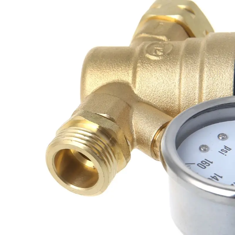 Water Pressure Regulator for RV Camper Brass Lead-Free Adjustable RV Water Pressure Reducer 160PSI
Water Pressure Regulator for RV Camper Brass Lead-Free Adjustable RV Water Pressure Reducer 160PSI