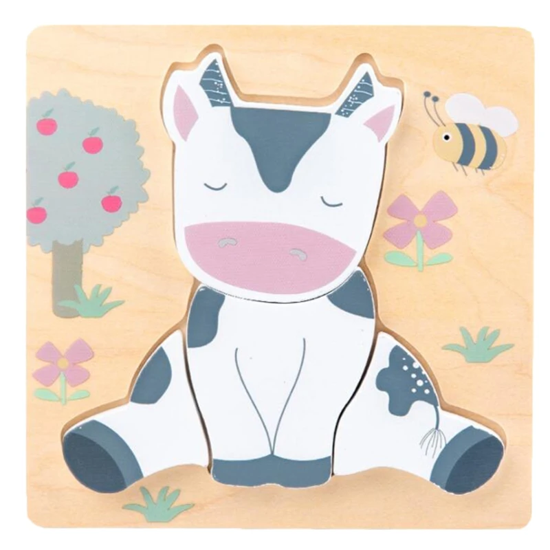 Wooden Puzzle Children's Cartoon Puzzle 1 2 3 Years Old Educational Toy Gift 77HD
Wooden Puzzle Children's Cartoon Puzzle 1 2 3 Years Old Educational Toy Gift 77HD