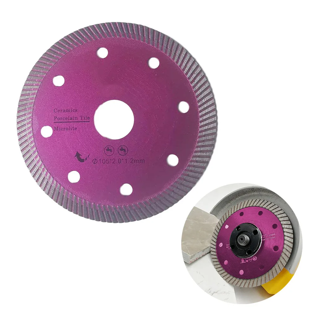 4" 105mm Ultrathin Diamond Saw Blade Cutting Disc For Glass Tile Stone Ceramic Cutter
4" 105mm Ultrathin Diamond Saw Blade Cutting Disc For Glass Tile Stone Ceramic Cutter