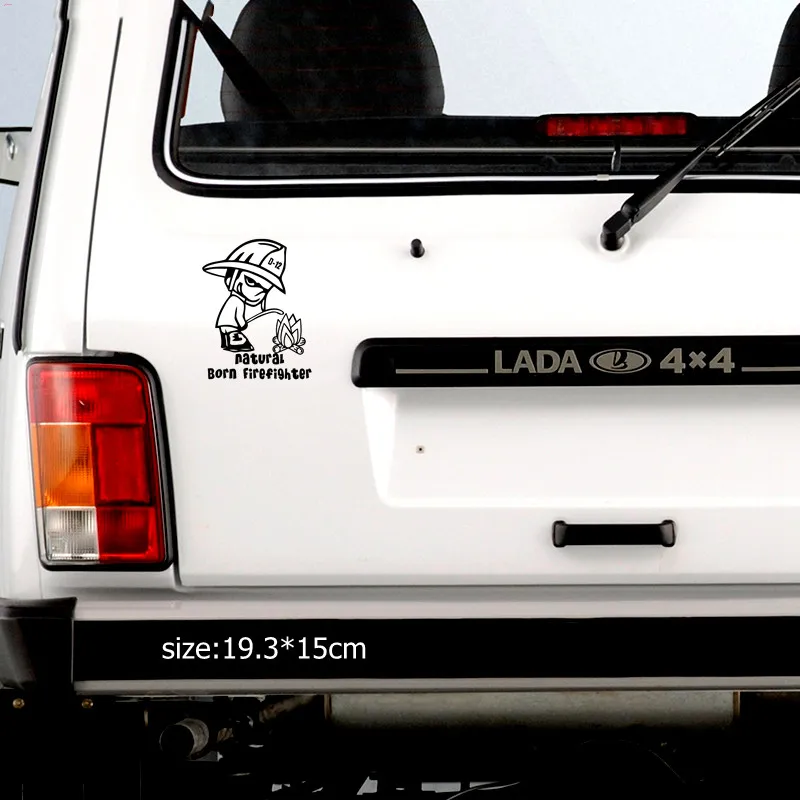 Three Ratels TZ-1422 19.3x15cm natural born firefighter car stickers funny auto sticker decals
Three Ratels TZ-1422 19.3x15cm natural born firefighter car stickers funny auto sticker decals