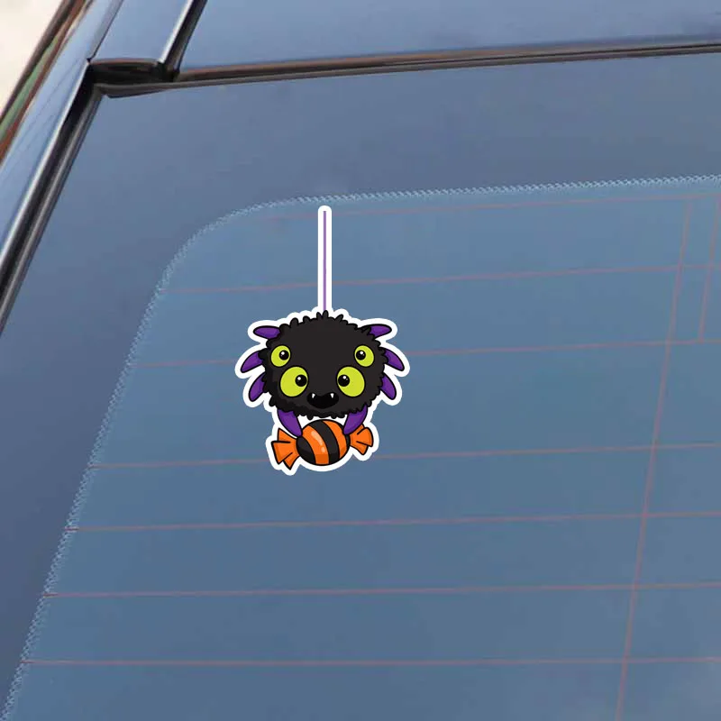 Personality Cartoon Spider for Halloween Decor Bumper Trunk Laptop Rear Windshield Car Stickers Personality Graphic PVC15x10cm
Personality Cartoon Spider for Halloween Decor Bumper Trunk Laptop Rear Windshield Car Stickers Personality Graphic PVC15x10cm