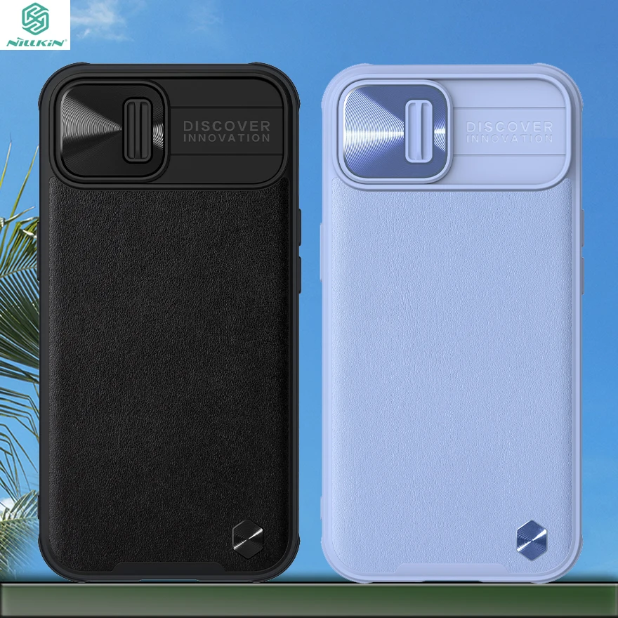 Чехол для Iphone 13, защитный чехол для объектива камеры NILLKIN, роскошный изящный кожаный чехол для Iphone 13 Pro
Чехол для Iphone 13, защитный чехол для объектива камеры NILLKIN, роскошный изящный кожаный чехол для Iphone 13 Pro