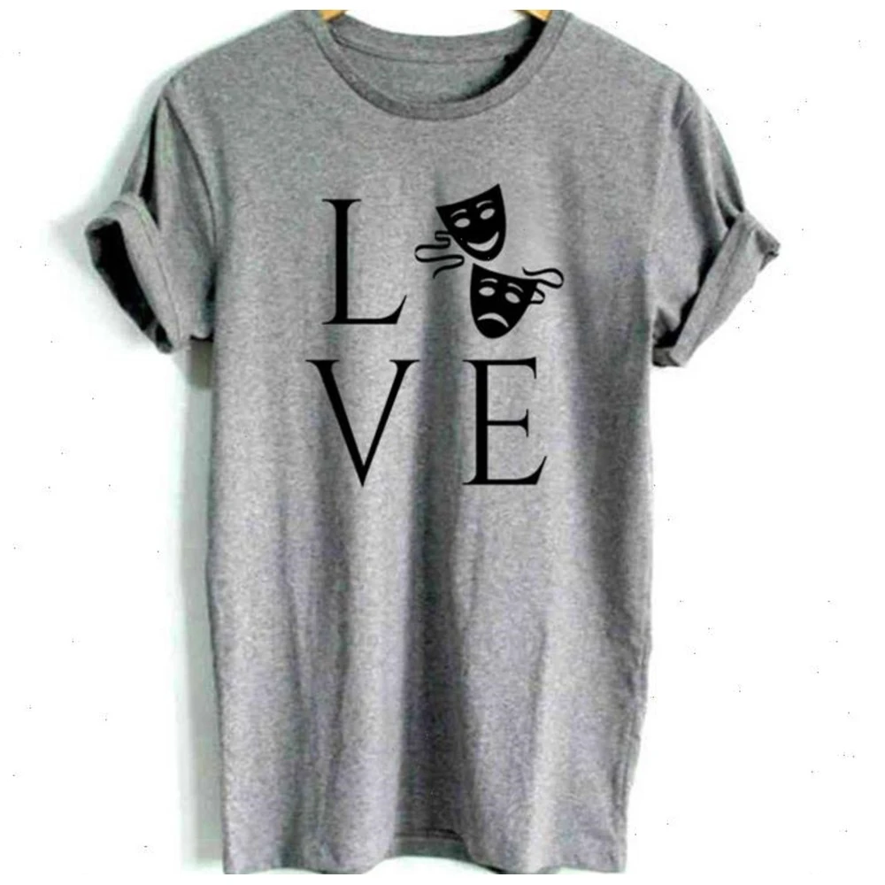 Love Theatre Women tshirt Casual Funny t shirt Lady Yong Girl Top Tee
Love Theatre Women tshirt Casual Funny t shirt Lady Yong Girl Top Tee