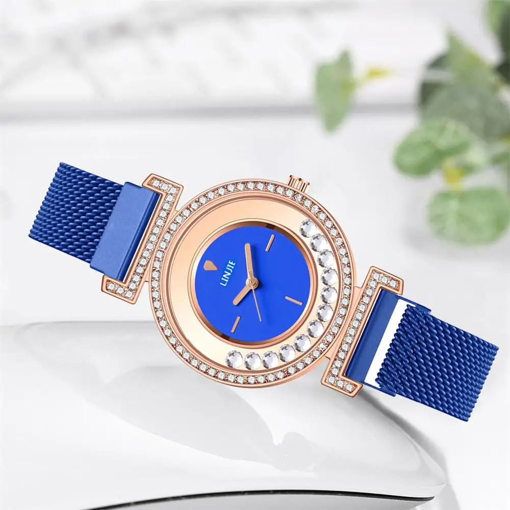Minimalist Rose Gold Stainless Steel Women Watches Fashion Magnet Buckle Ladies Wristwatches Rhinestone Woman Quartz Watch
Minimalist Rose Gold Stainless Steel Women Watches Fashion Magnet Buckle Ladies Wristwatches Rhinestone Woman Quartz Watch