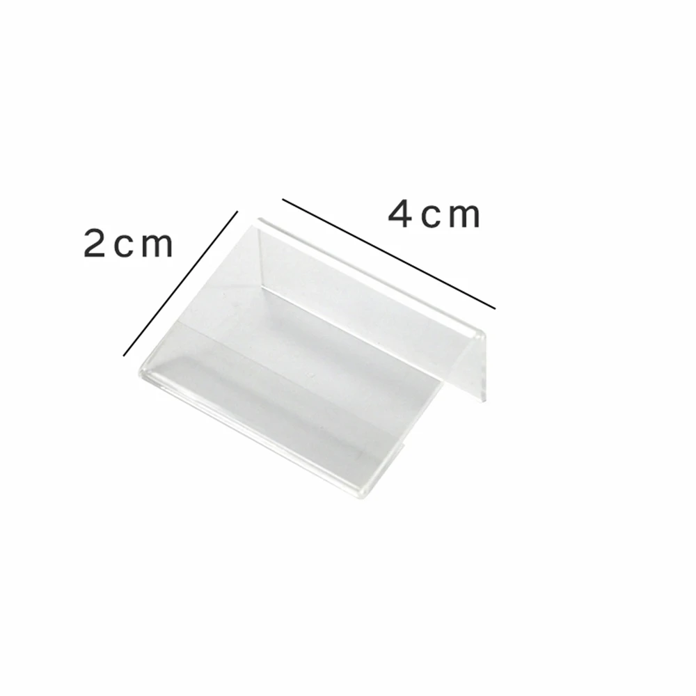 Mini Sign Display Holder Price Card Tag Label Counter Top Stand 4cm X 2cm 50pcs/lot 
Mini Sign Display Holder Price Card Tag Label Counter Top Stand 4cm X 2cm 50pcs/lot