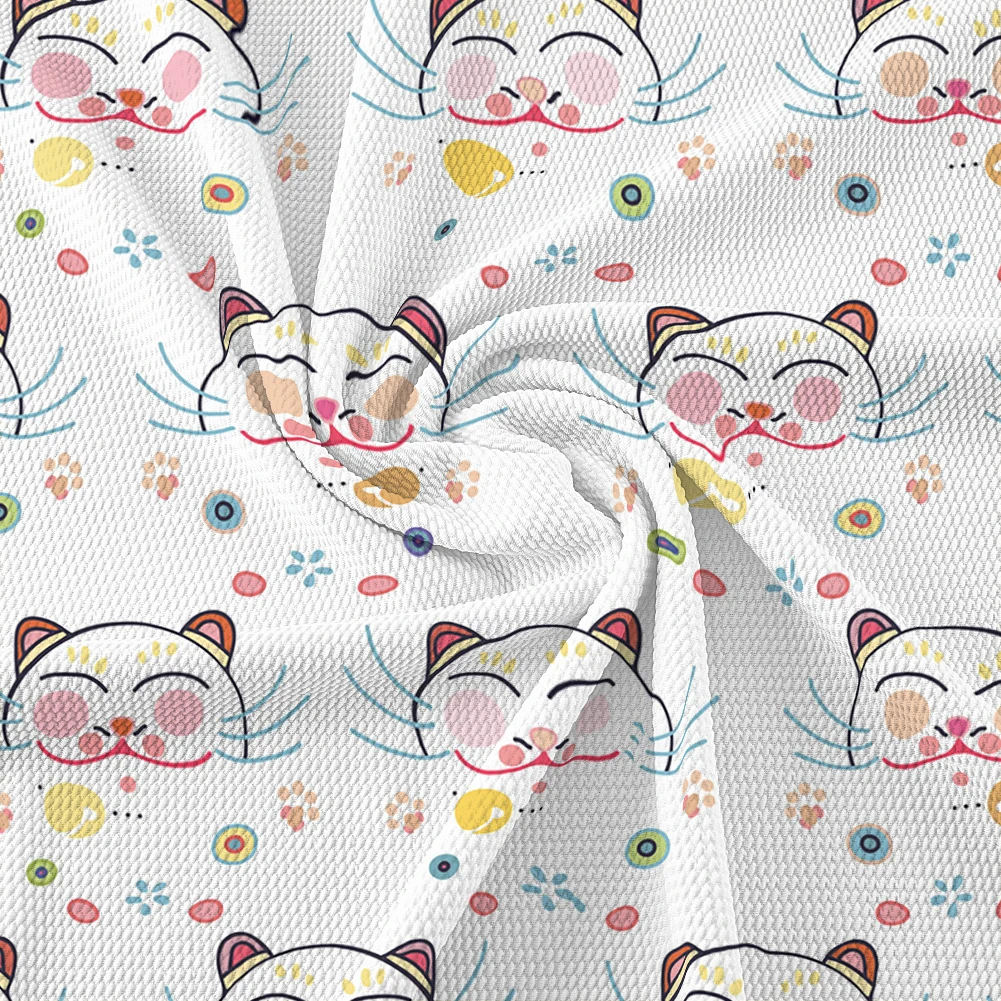 Lucky CatPrint Bullet Strech Cotton Fabric for DIY Home Tex Bags Handmade Materials 50*145cm
Lucky CatPrint Bullet Strech Cotton Fabric for DIY Home Tex Bags Handmade Materials 50*145cm