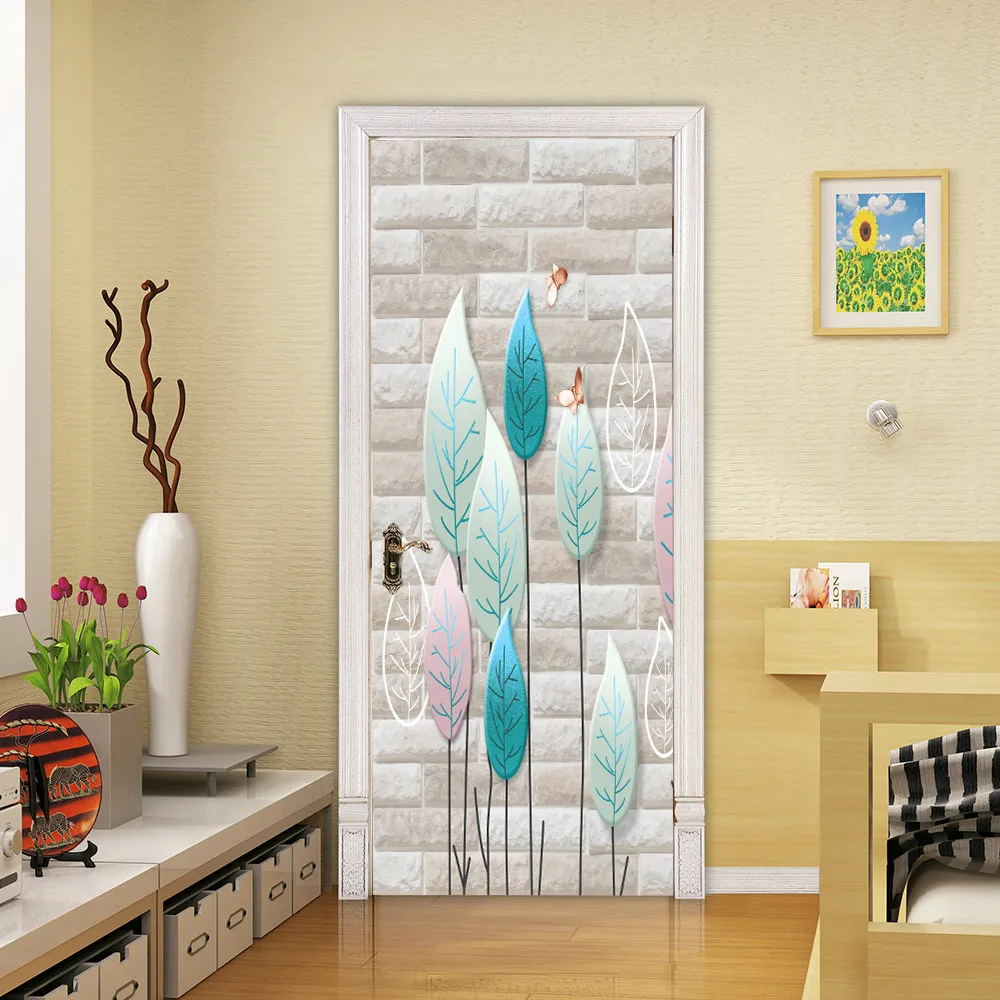 Abstract Brick Walls Leaf Door Stickers Self Adhesive PVC Mural Paper Door Sticker New Home Decoration
Abstract Brick Walls Leaf Door Stickers Self Adhesive PVC Mural Paper Door Sticker New Home Decoration