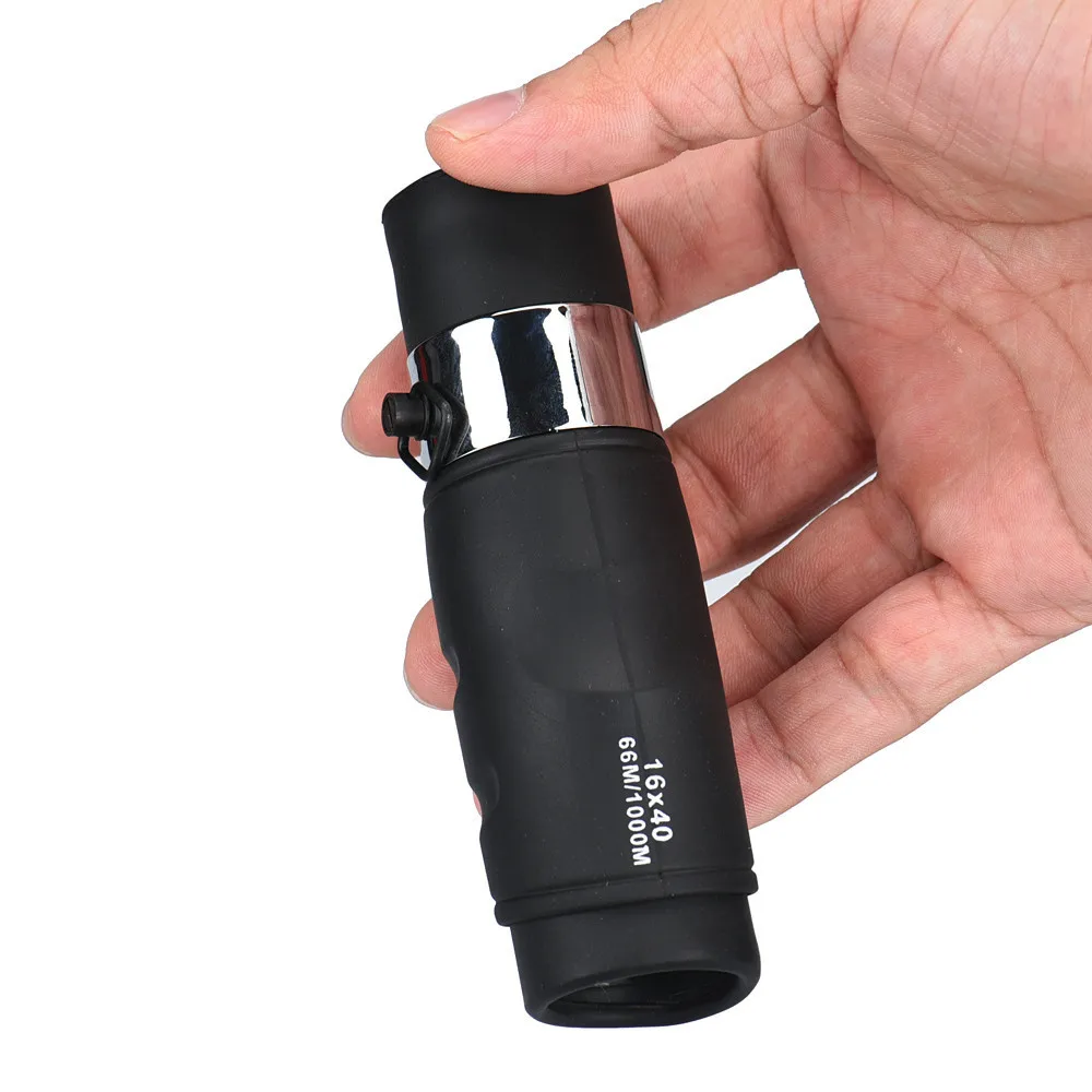 2021 New High Power 16x40 Hd Optics Bak4 Night Vision Monocular Telescope Rotate Focus Telescope Monocula free shipping