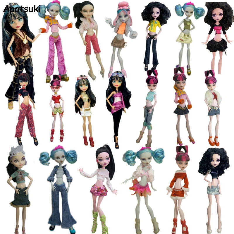 Fashion Doll Clothes Set for Bratz Dolls Outfits Short Top Shirt Dress Pants Trousers Skirt For Monster High For Kids DIY Toys
Fashion Doll Clothes Set for Bratz Dolls Outfits Short Top Shirt Dress Pants Trousers Skirt For Monster High For Kids DIY Toys