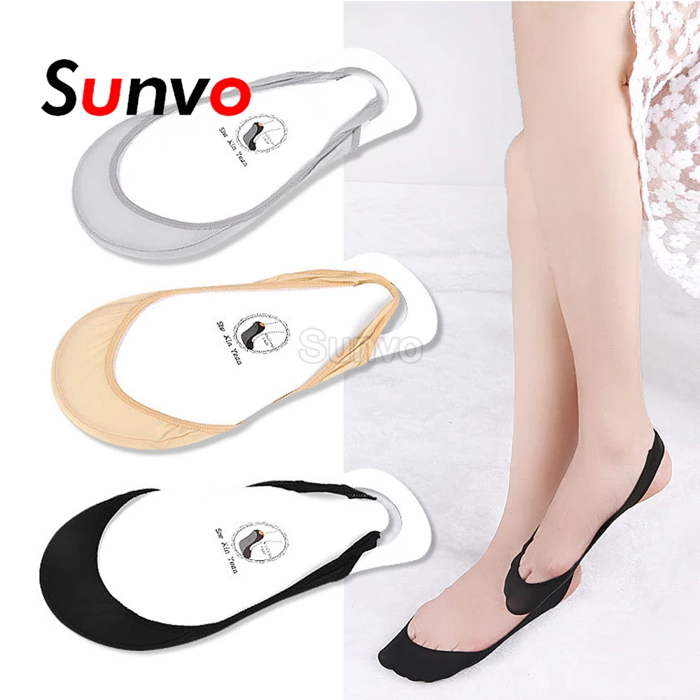 Sunvo короткие спортивные носки женские невидимые неглубокие башмачки летние