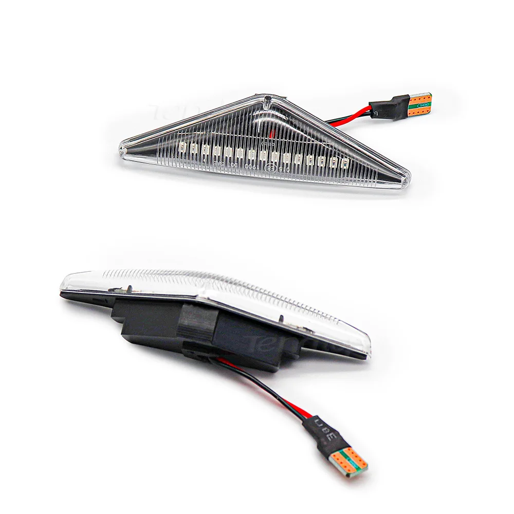 2X LED Dynamic Side Marker Turn Signal Lights Indicator Lamps For Ford Focus MK1 1998-2004 For Mondeo MK3 2000-2007
2X LED Dynamic Side Marker Turn Signal Lights Indicator Lamps For Ford Focus MK1 1998-2004 For Mondeo MK3 2000-2007