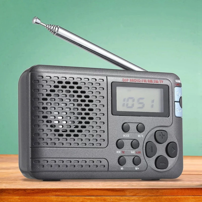 Новое портативное радио Am/Fm/Sw карманное радио с ЖК-экраном многополосный цифровой стерео Dsp радиоприемник
Новое портативное радио Am/Fm/Sw карманное радио с ЖК-экраном многополосный цифровой стерео Dsp радиоприемник