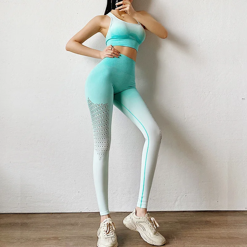 Hollow Out Tights Yoga Pants Women Seamless High Waist Gradient Leggings Breathable Gym Fitness Push Up Clothing Girl Yoga Pant
Hollow Out Tights Yoga Pants Women Seamless High Waist Gradient Leggings Breathable Gym Fitness Push Up Clothing Girl Yoga Pant