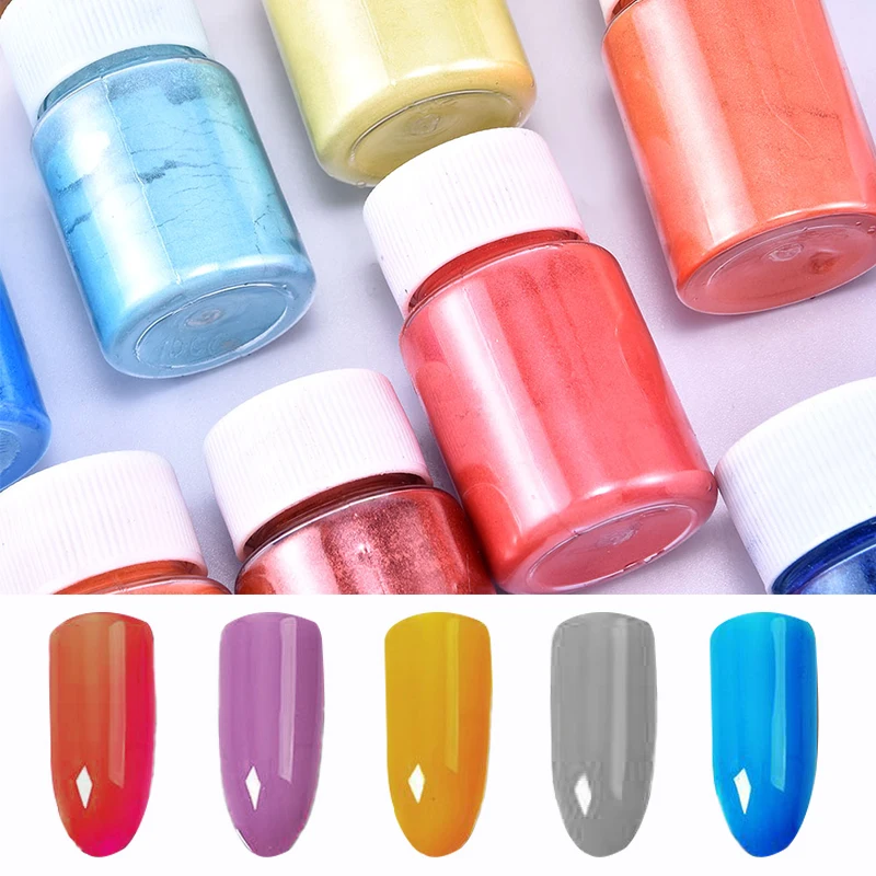 Nail Art Decorations Crystal Epoxy Material Big Bottle of 20 Colors High Temperature Resistant Shiny Symphony Pearl Powder 4 Pc
Nail Art Decorations Crystal Epoxy Material Big Bottle of 20 Colors High Temperature Resistant Shiny Symphony Pearl Powder 4 Pc