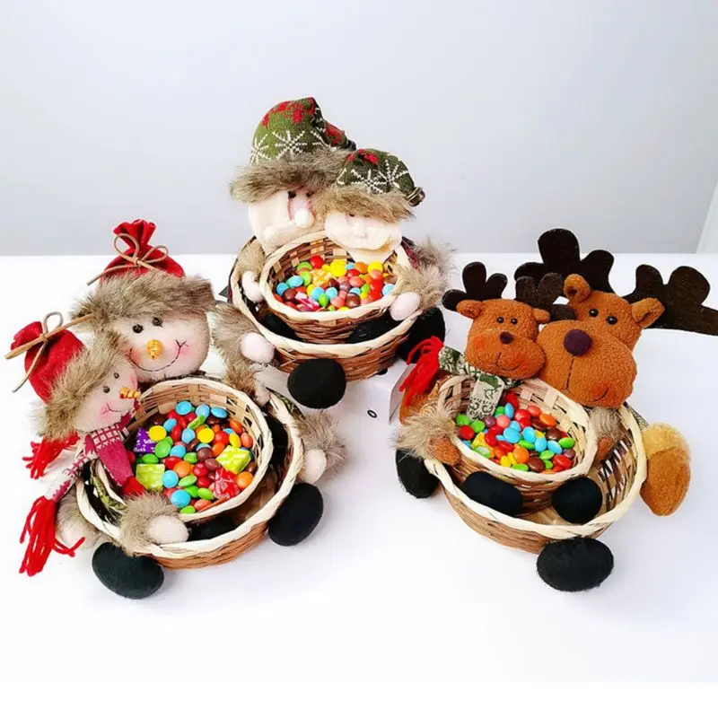 Christmas Candy Storage Basket Santa Claus Snowman Elk Decoration Party Supplies 896A
Christmas Candy Storage Basket Santa Claus Snowman Elk Decoration Party Supplies 896A
