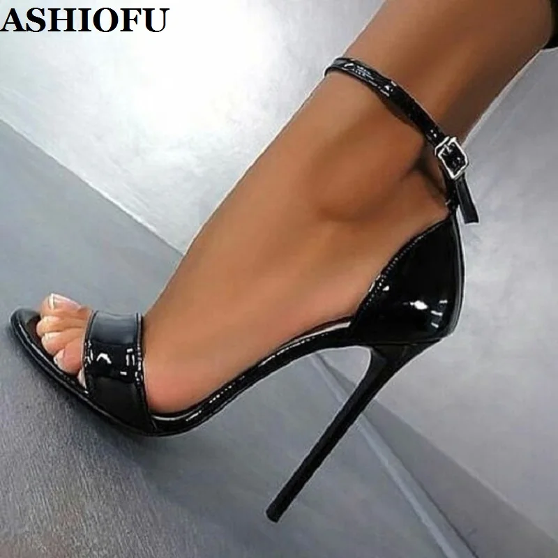 ASHIOFU new 2020 Handmade Ladies High Heel Sandals Peep-toe Buckle Strap Sexy Summer Shoes Evening Dress Fashion Sandals Shoes
ASHIOFU new 2020 Handmade Ladies High Heel Sandals Peep-toe Buckle Strap Sexy Summer Shoes Evening Dress Fashion Sandals Shoes